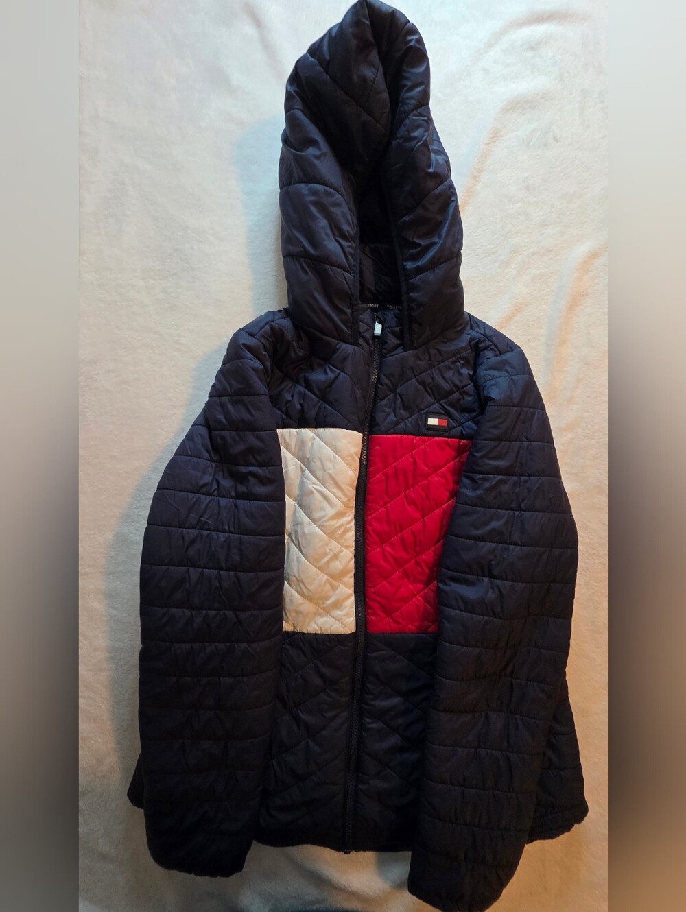 Women’s Tommy Hilfiger Sport Hooded Puffer Jacket Size Large